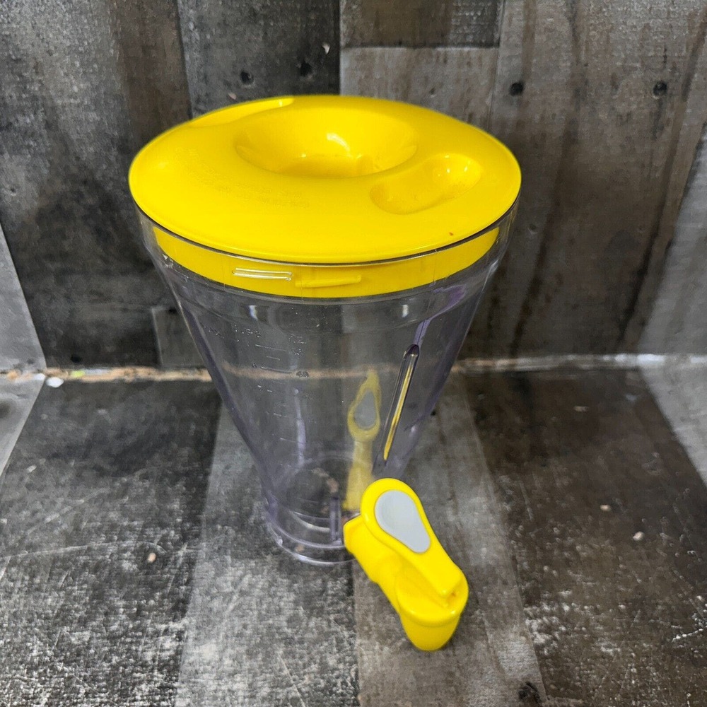 Back To‎ Basics Blender Smoothie Elite SE2000 Plastic Pitcher 7 Cup Lid Yellow